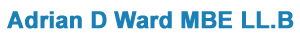 Adrian D Ward MBE LL.B Logo